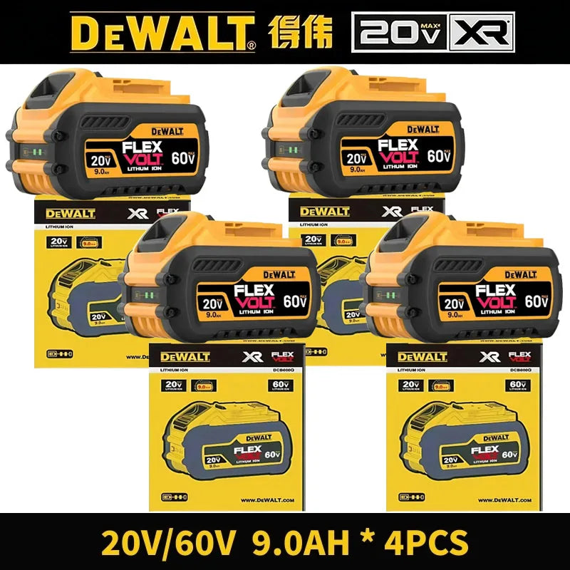 100%Original Dewalt 20V 6000mAh Power Tool Battery DCB206 DCB205 DCB200 DCF887 DCG405 DCD791 DCF922 DCF850 DCD805 tool battery