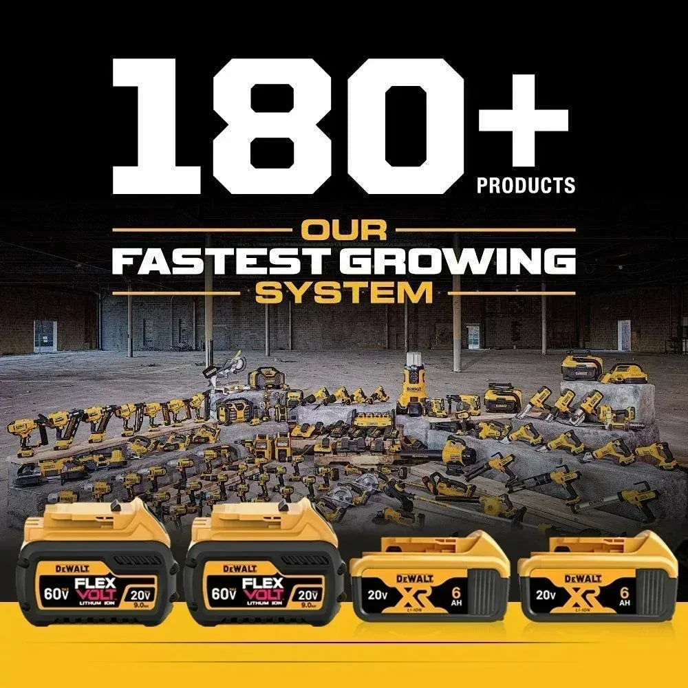 100%Original Dewalt 20V 6000mAh Power Tool Battery DCB206 DCB205 DCB200 DCF887 DCG405 DCD791 DCF922 DCF850 DCD805 tool battery