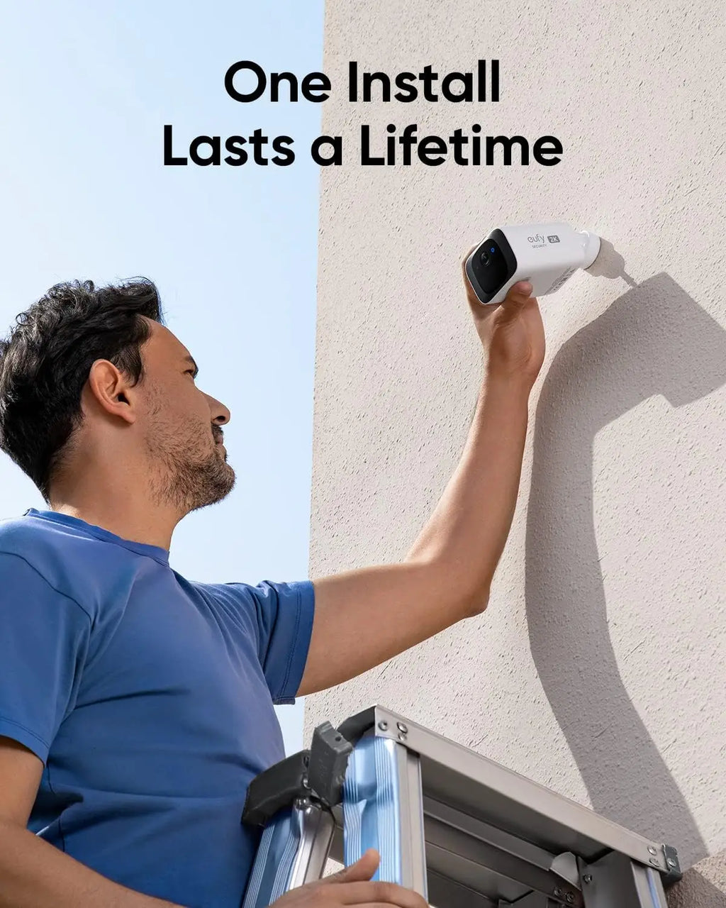 Renewed eufy Security SoloCam S220, Solar Security Camera, Wireless Outdoor Camera, Continuous Power, 2K Resolution, Wireless