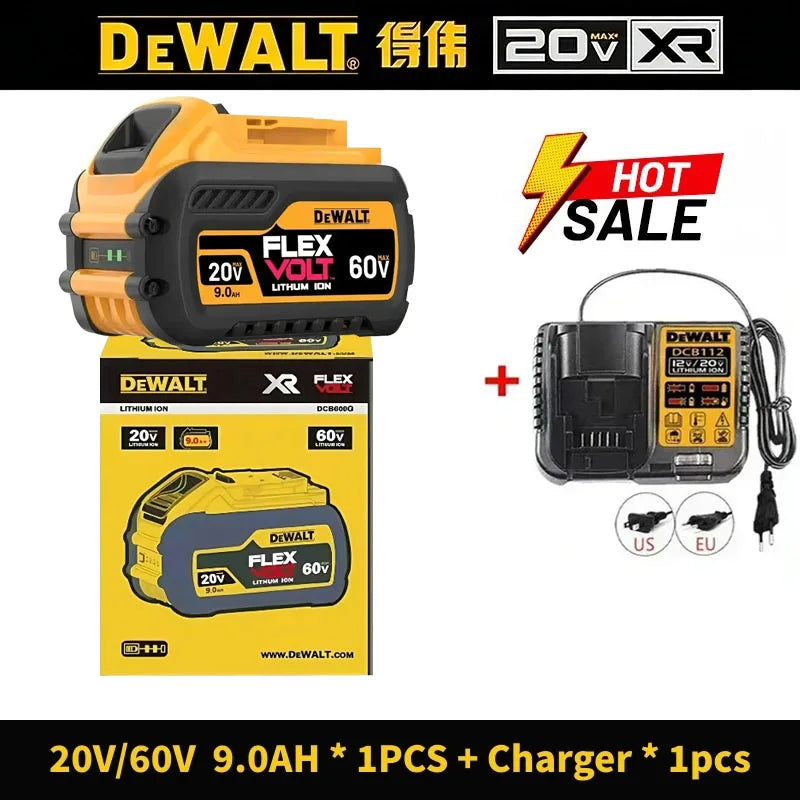 100%Original Dewalt 20V 6000mAh Power Tool Battery DCB206 DCB205 DCB200 DCF887 DCG405 DCD791 DCF922 DCF850 DCD805 tool battery