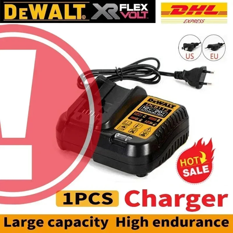 100%Original Dewalt 20V 6000mAh Power Tool Battery DCB206 DCB205 DCB200 DCF887 DCG405 DCD791 DCF922 DCF850 DCD805 tool battery