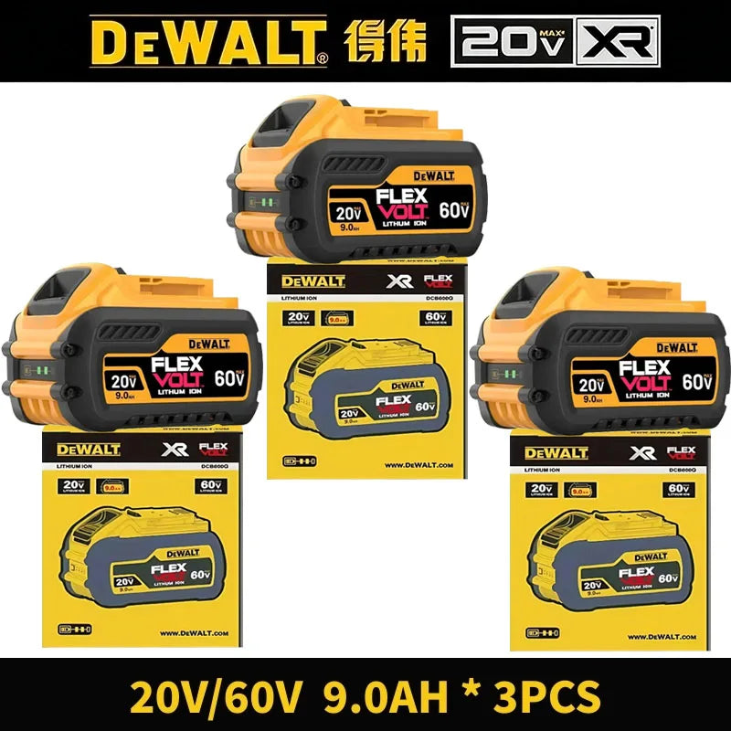 100%Original Dewalt 20V 6000mAh Power Tool Battery DCB206 DCB205 DCB200 DCF887 DCG405 DCD791 DCF922 DCF850 DCD805 tool battery