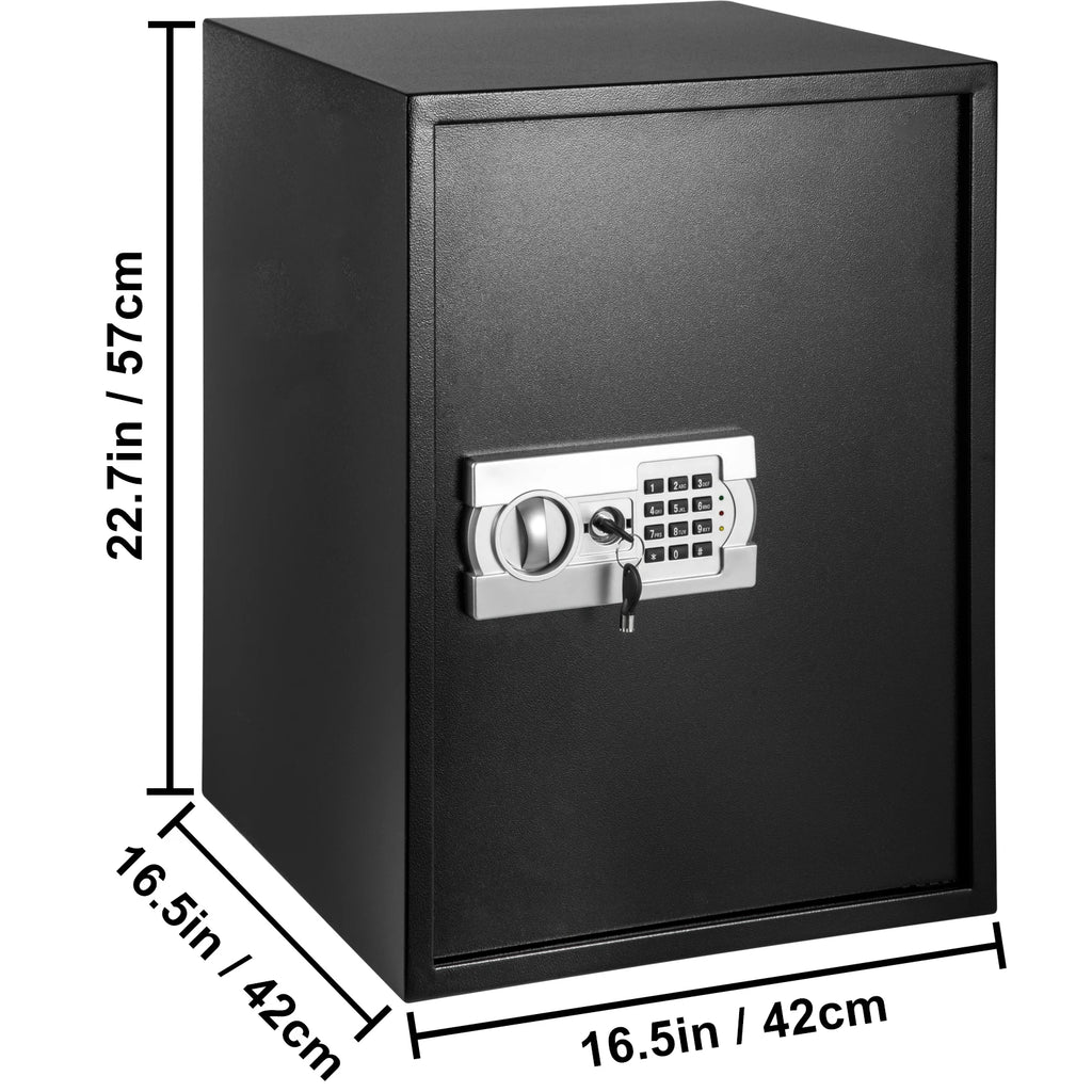 SucceBuy Electronic Safe Deposit Box Secret Hidden Piggy Bank Digital Access &Override Keys for Store Money Gun Jewelry Document