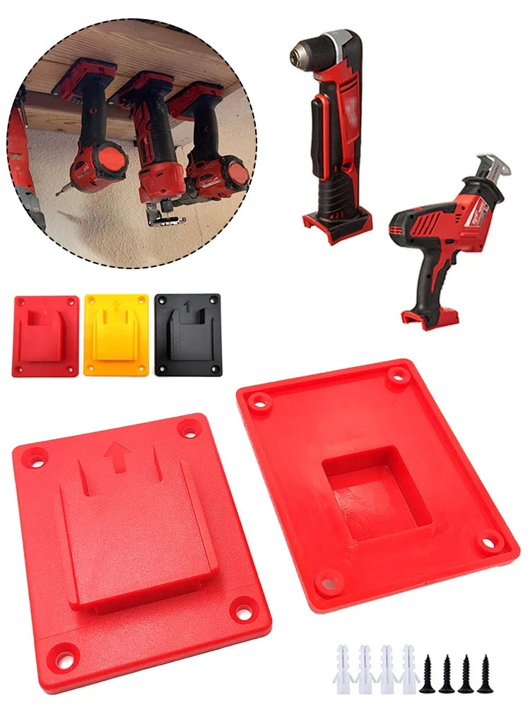 Tool Holders for Dewalt 14.4V 18V 20V Drill with 4 Mounting Nails Tool Mount Fit for Milwaukee M18 18V Tools Hanger