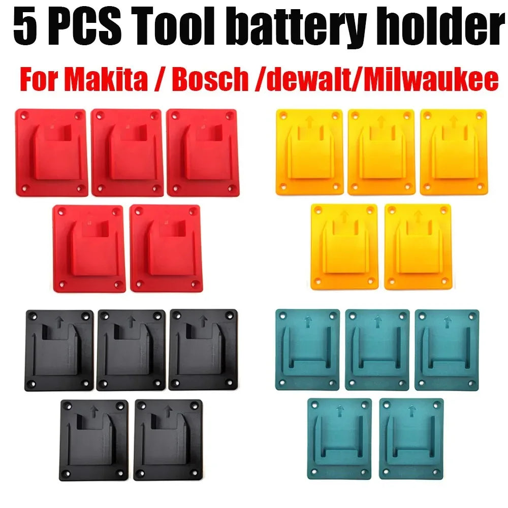 Tool Holders for Dewalt 14.4V 18V 20V Drill with 4 Mounting Nails Tool Mount Fit for Milwaukee M18 18V Tools Hanger