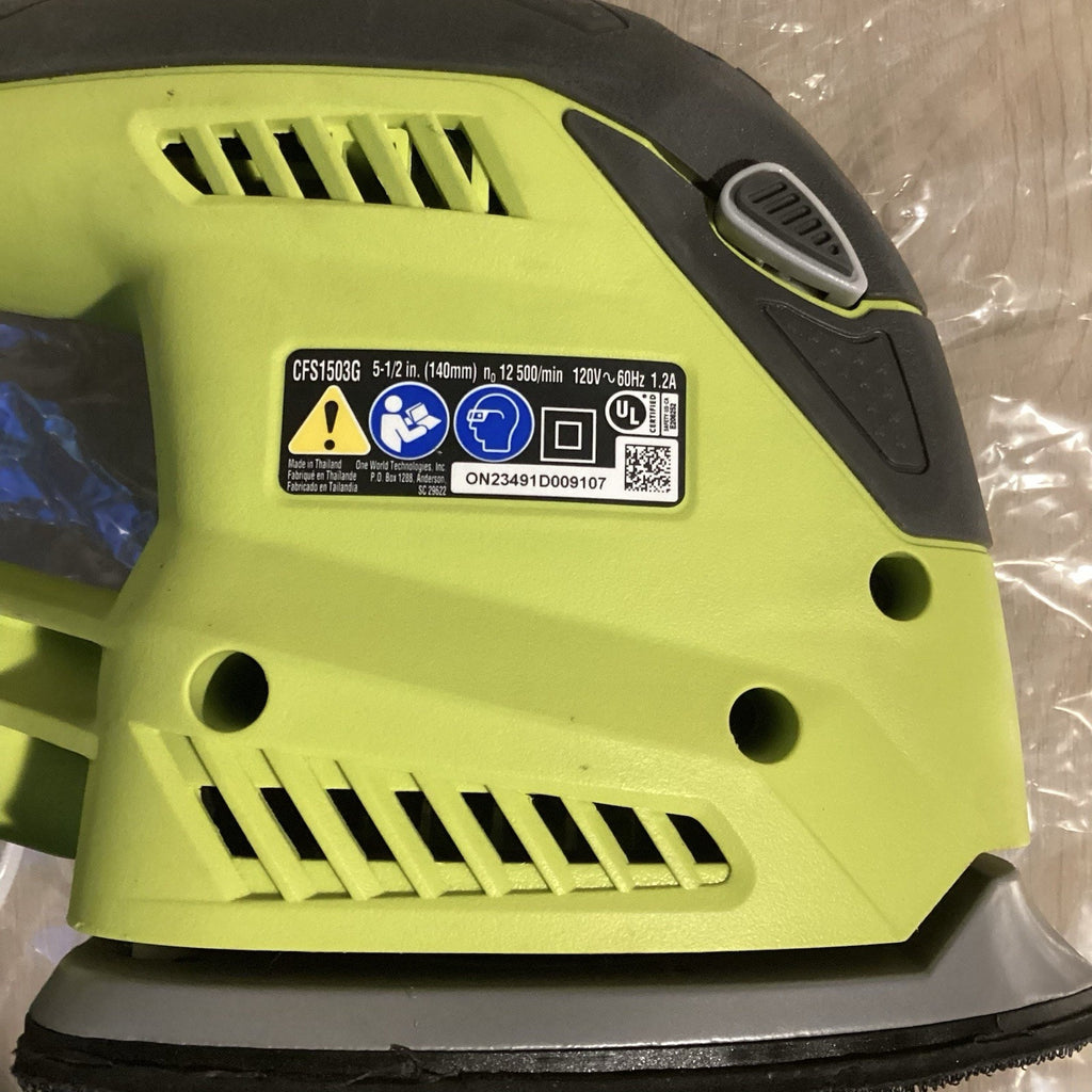 RYOBI CFS1503GK Corner Cat Sander - Green. NO BAG