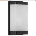 Progress Lighting P710072-031 Black 1-Light Wall Sconce Open Box