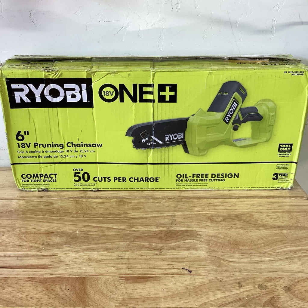 RYOBI PCLCW01B ONE+ 18V 6 in. Cordless Pruning Mini Chainsaw (Tool Only)