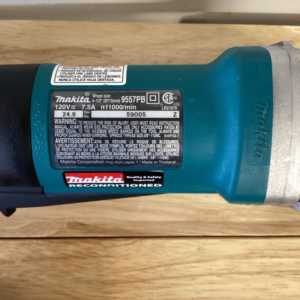 Makita 9557PB 120V 114mm Angle Grinder