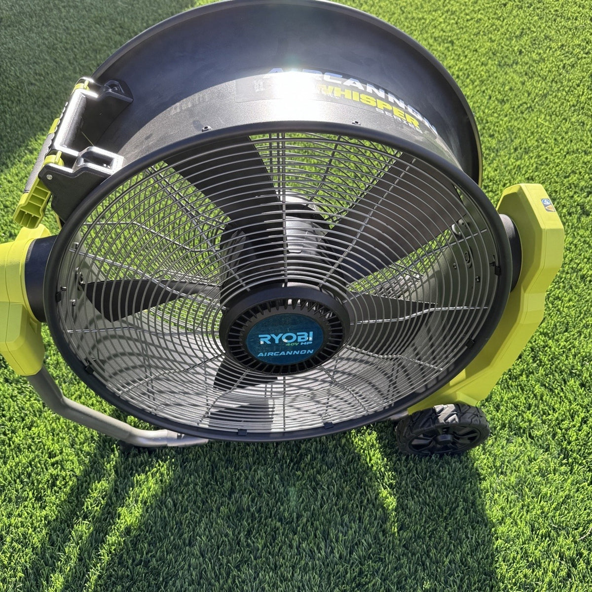 RYOBI 40V HP Brushless Hybrid 20 in. Air Cannon Fan Tool Only Open Box
