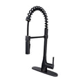 FLOW Spring Neck Kitchen Faucet Oil Rubbed Bronze Pull-Down - Open Box