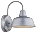 1-Light Galvanized Gooseneck Barn Wall Light Outdoor Sconce 18281GD - Open Box