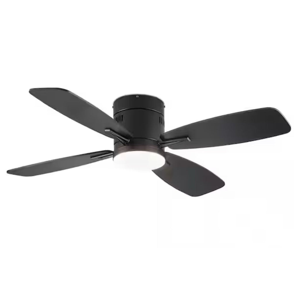 HINNIXY 42in Black Ceiling Fan LED Light Remote Y23FSD0053-2801HD OB