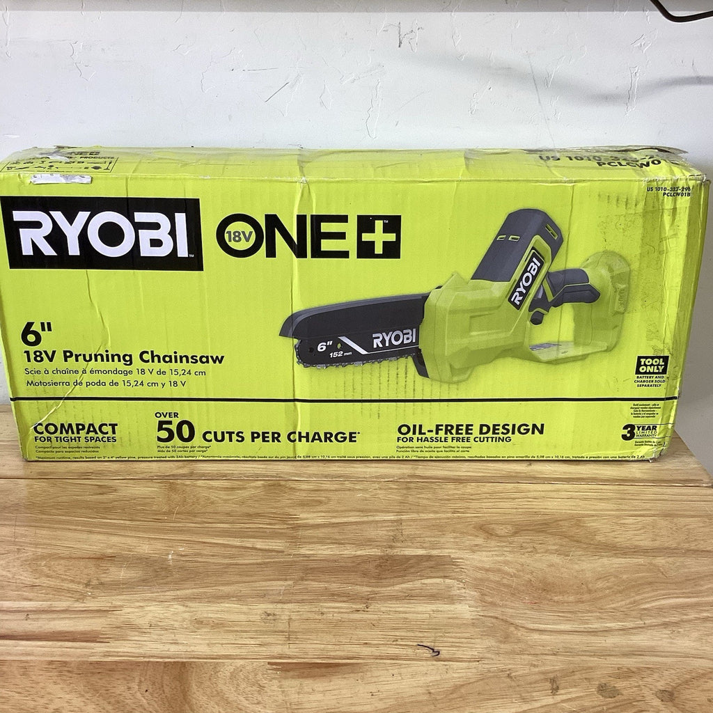 RYOBI PCLCW01B ONE+ 18V 6 in. Cordless Pruning Mini Chainsaw (Tool Only)