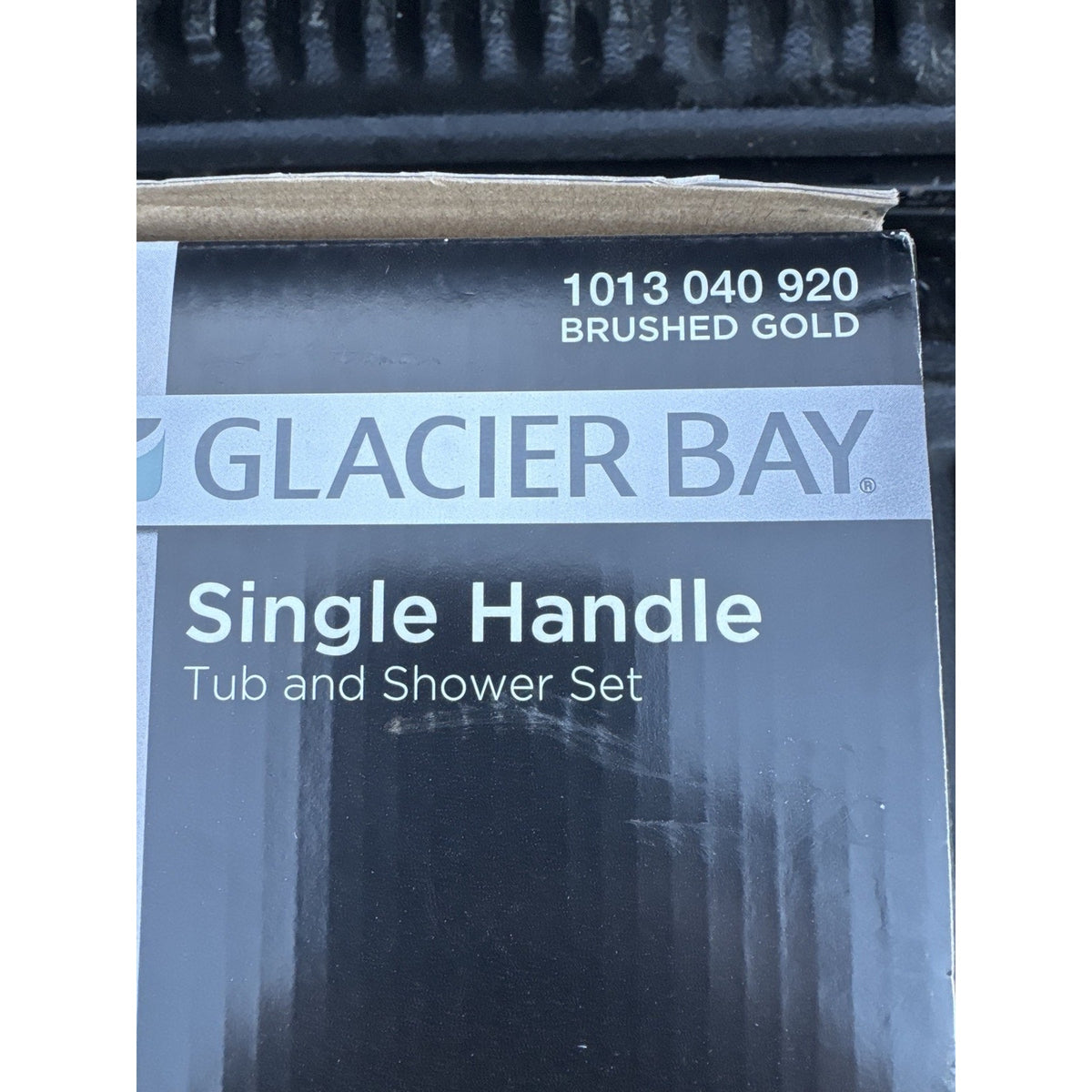 Glacier Bay Single Handle Tub Shower Set Brushed Gold - Open Box