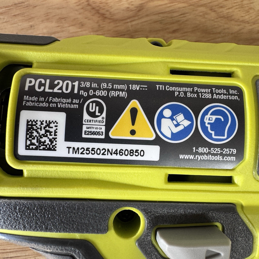 RYOBI ONE+ 18V Cordless 3/8 in. Drill/Driver PCL201 (Tool Only)