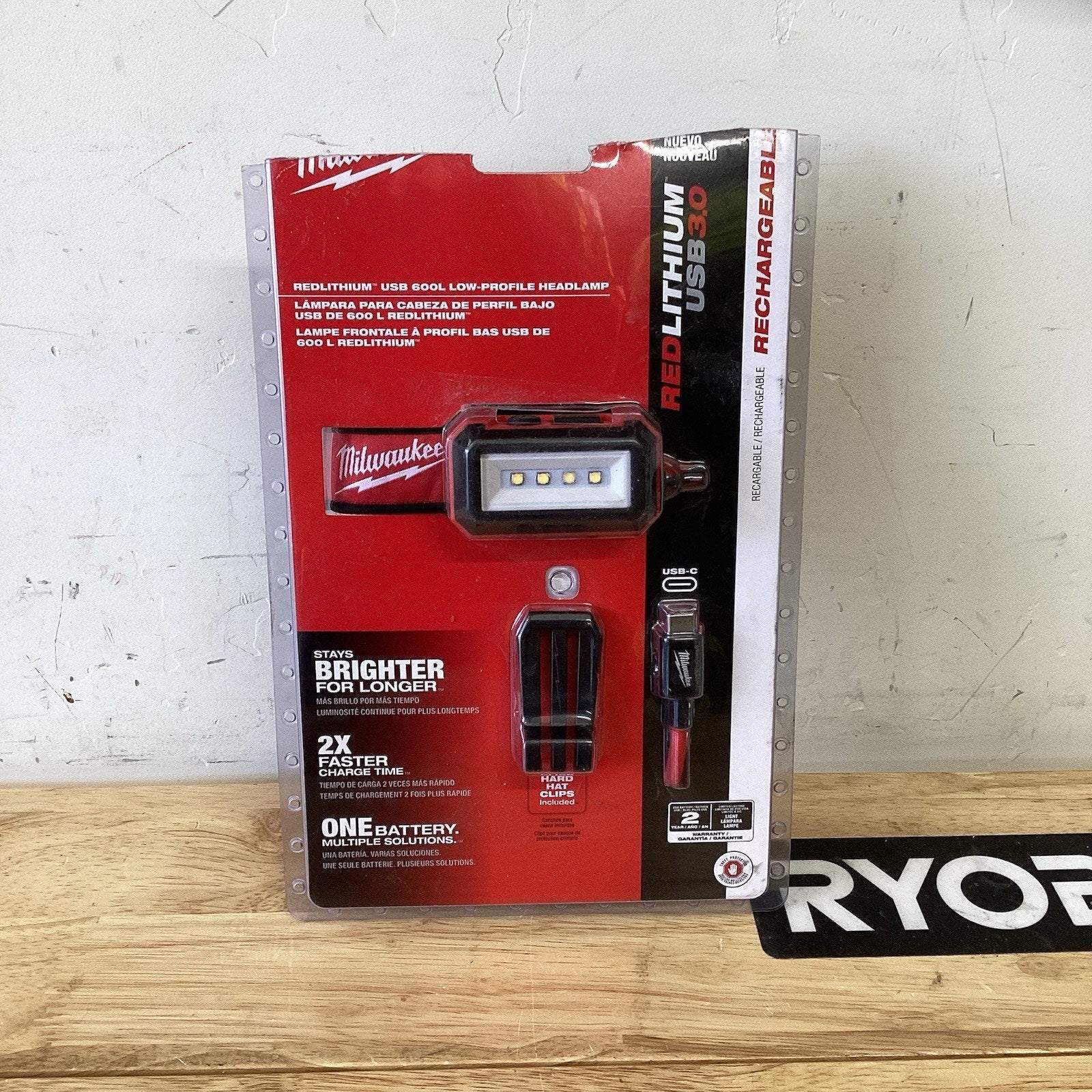 Milwaukee 2115-21 USB Rechargeable Low-Profile Headlamp