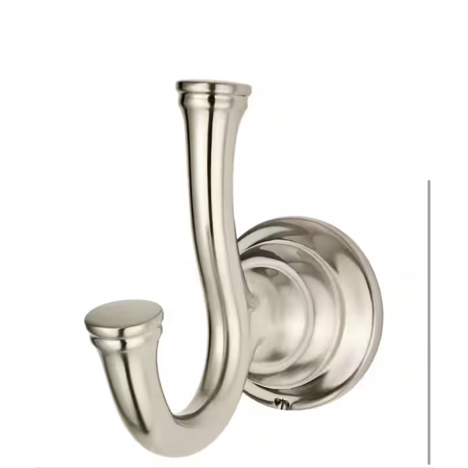 Delancey Single Robe Hook in Brushed Nickel Free Shipping NEW