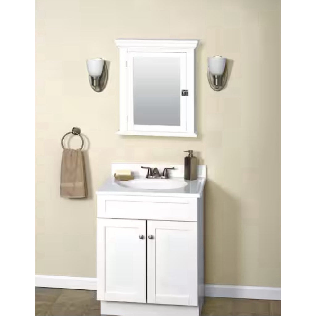 Zenith Early American 22-1/4 in. W x 27 in. H x 5-7/8 in. Medicine Cabinet