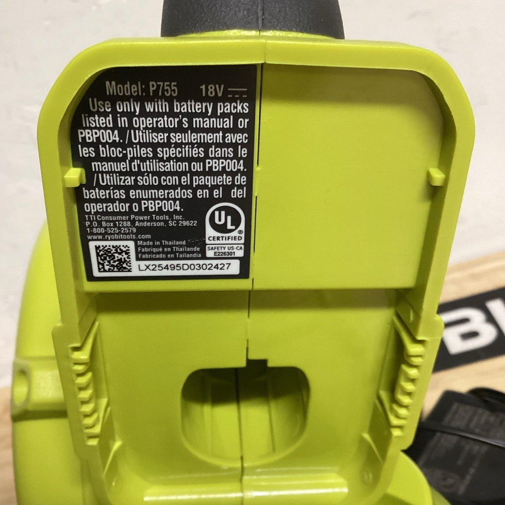 Ryobi ONE+ 18V Workshop Blower Kit P755K1 w/ Battery - Open Box