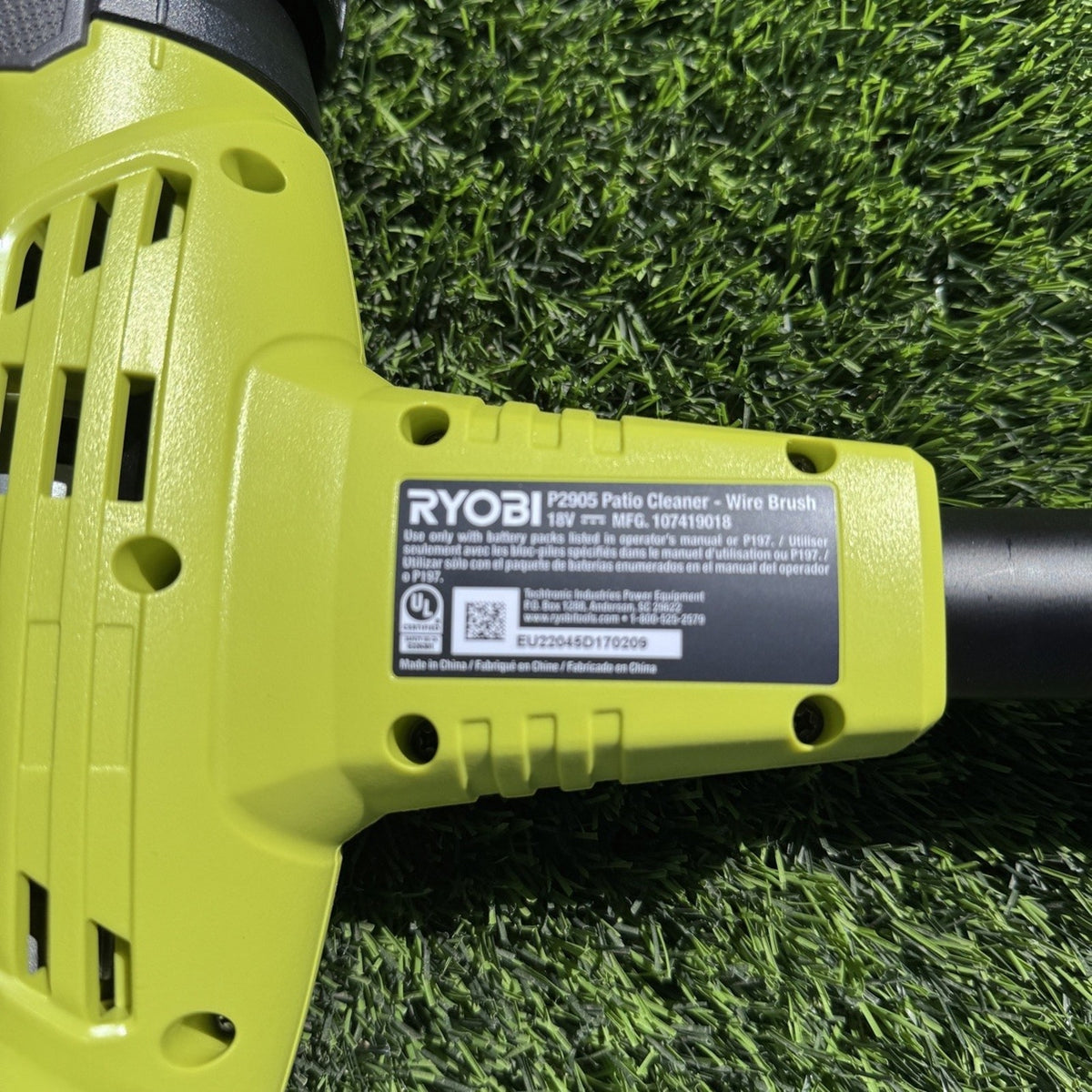 RYOBI P2905BTL 18V ONE+ Cordless Patio Cleaner Tool Only Open Box