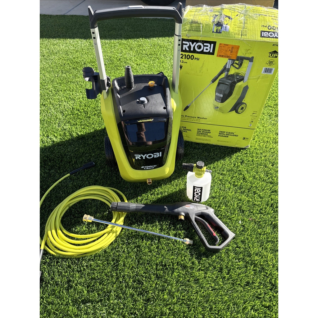 RYOBI 2100 PSI 1.2 GPM Cold Water Corded Electric Pressure Washer with Foamer