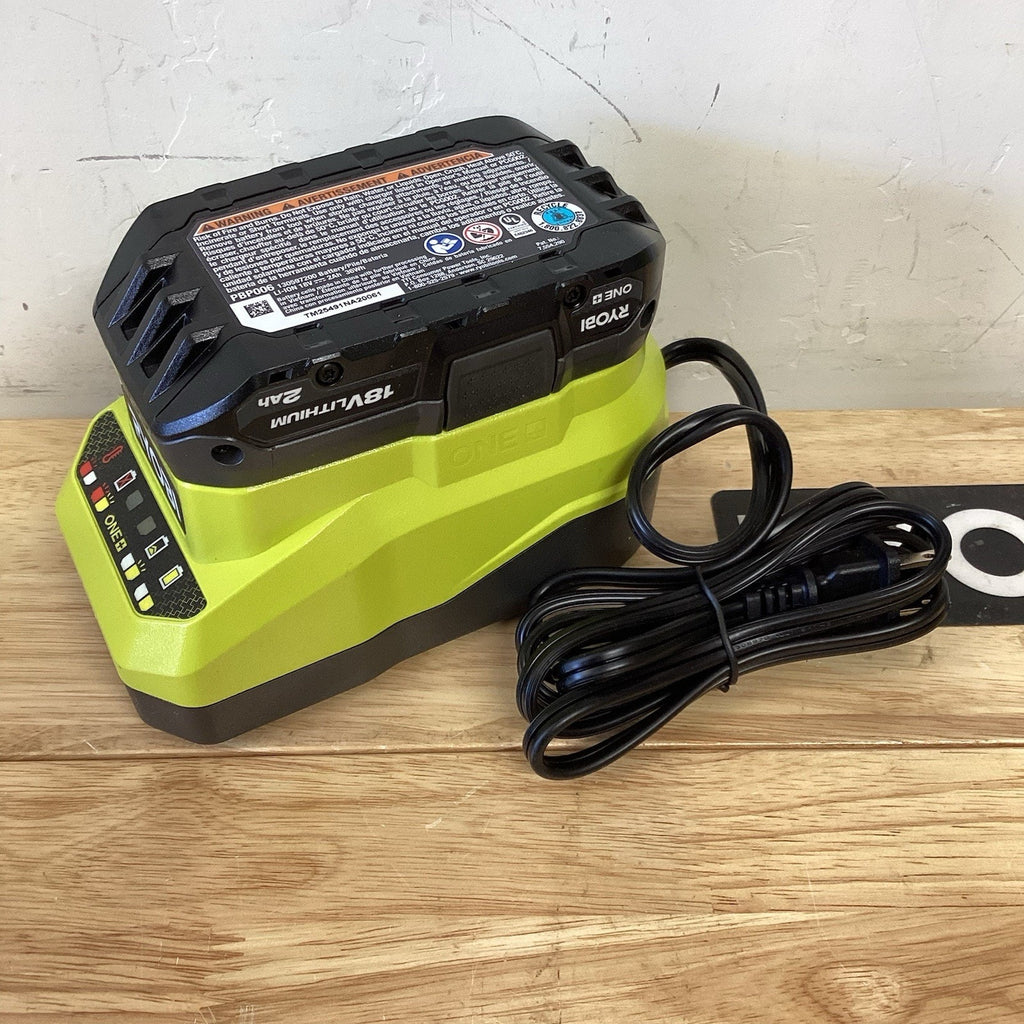 Ryobi PSK005 18V One+ 2.0Ah Battery & Charger Kit - Black/Green