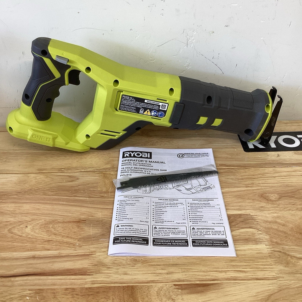 Ryobi PCL515B 18V Cordless Reciprocating Saw Tool Only
