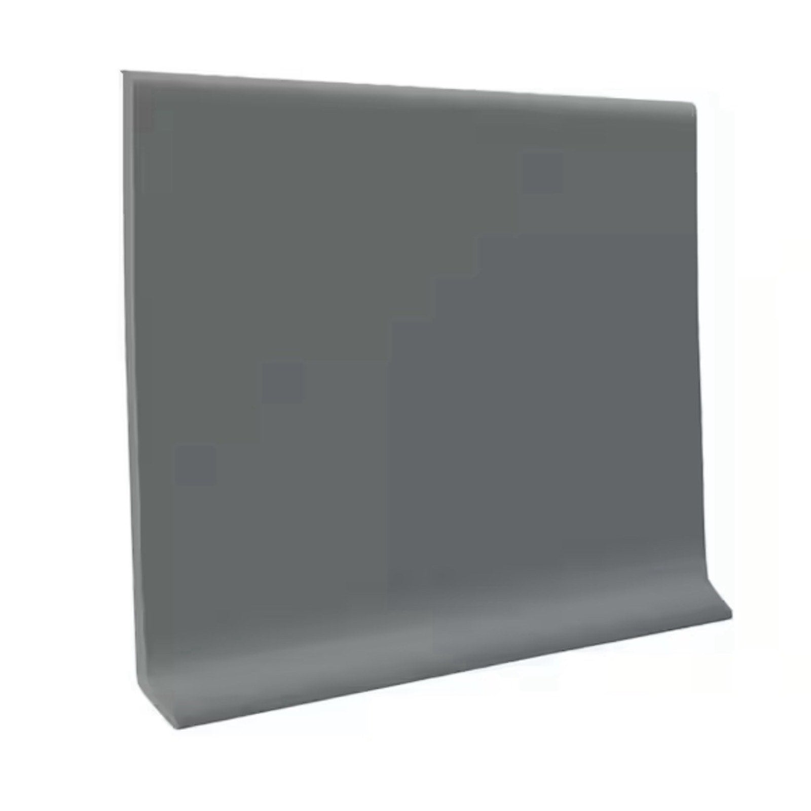 Vinyl Wallbase Dark Gray 0.080 in. T x 4 in. W x 48 in. L Dryback LOT Of 4 Piece