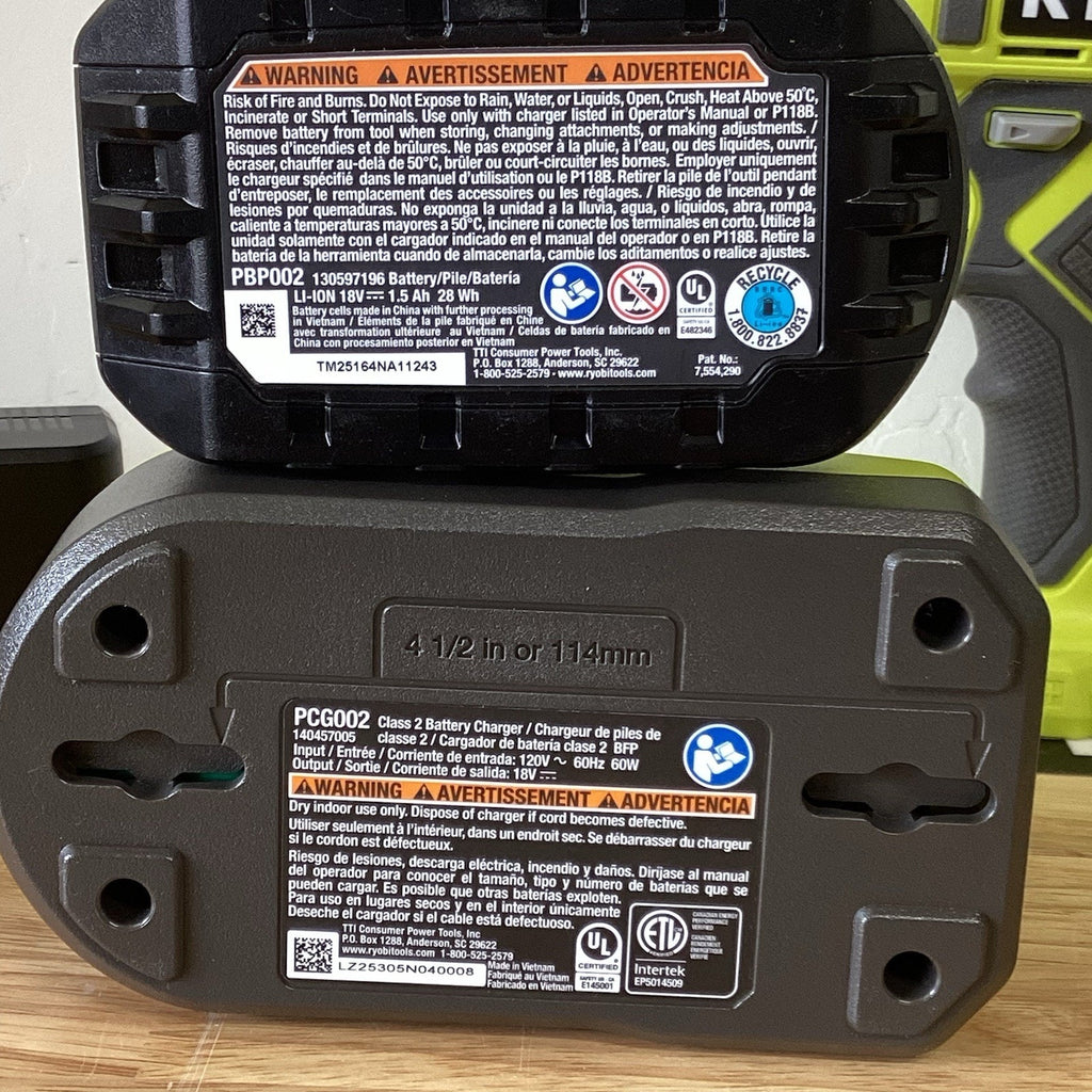 RYOBI ONE+ 18V 3/8" Drill (PCL201) With Battery And Charger