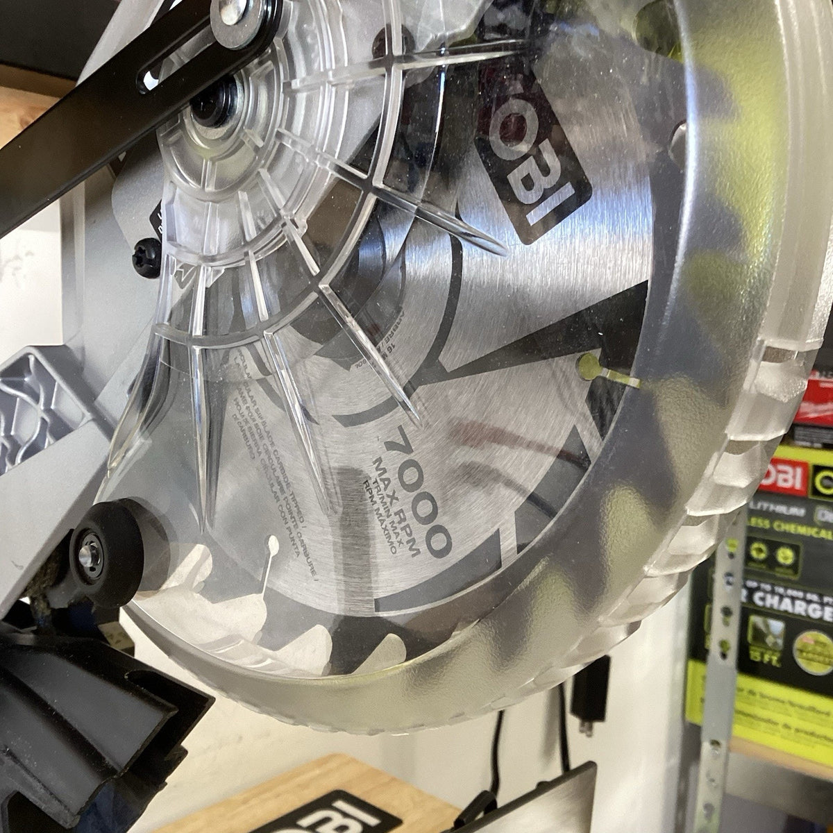 RYOBI ONE+ 18V Cordless 7-1/4 in. Compound Miter Saw 1003896316 P553 (Tool Only)