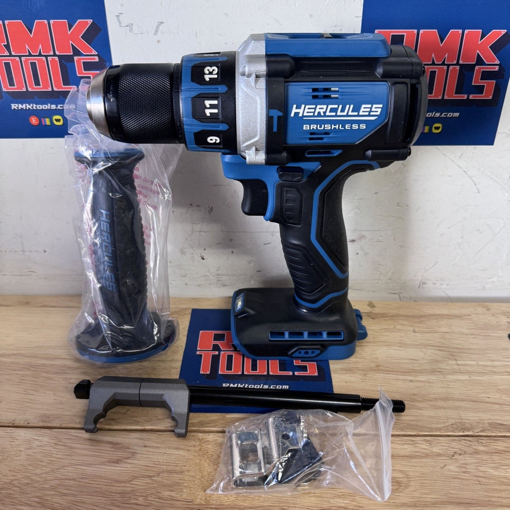 Hercules HCB92B 20V Brushless 1/2 in Compact Hammer Drill Tool Only Tested