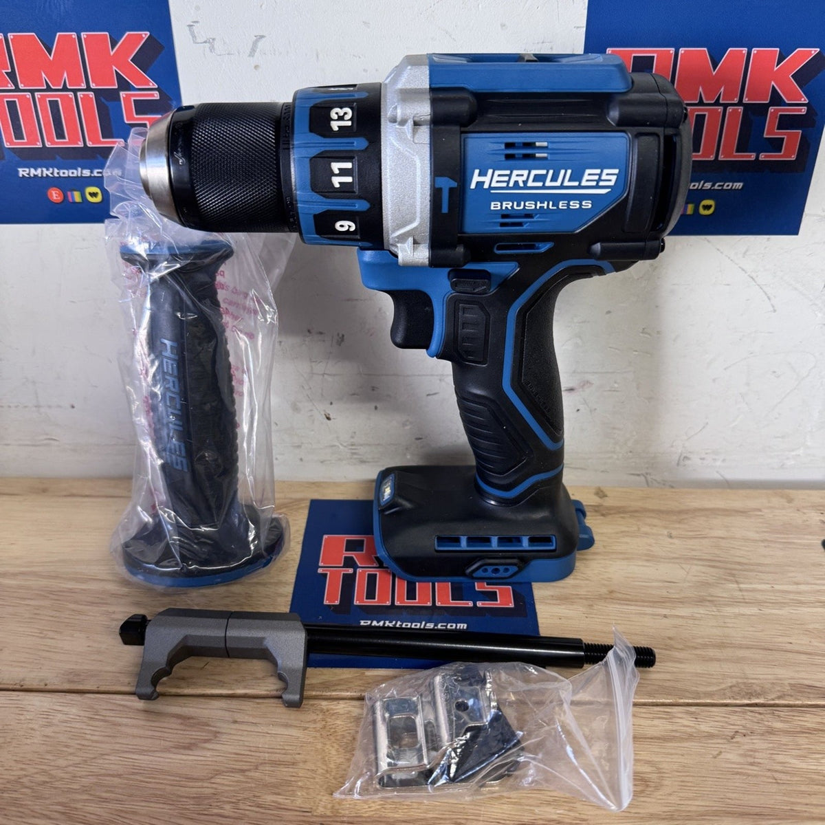 Hercules HCB92B 20V Brushless 1/2 in Compact Hammer Drill Tool Only Tested