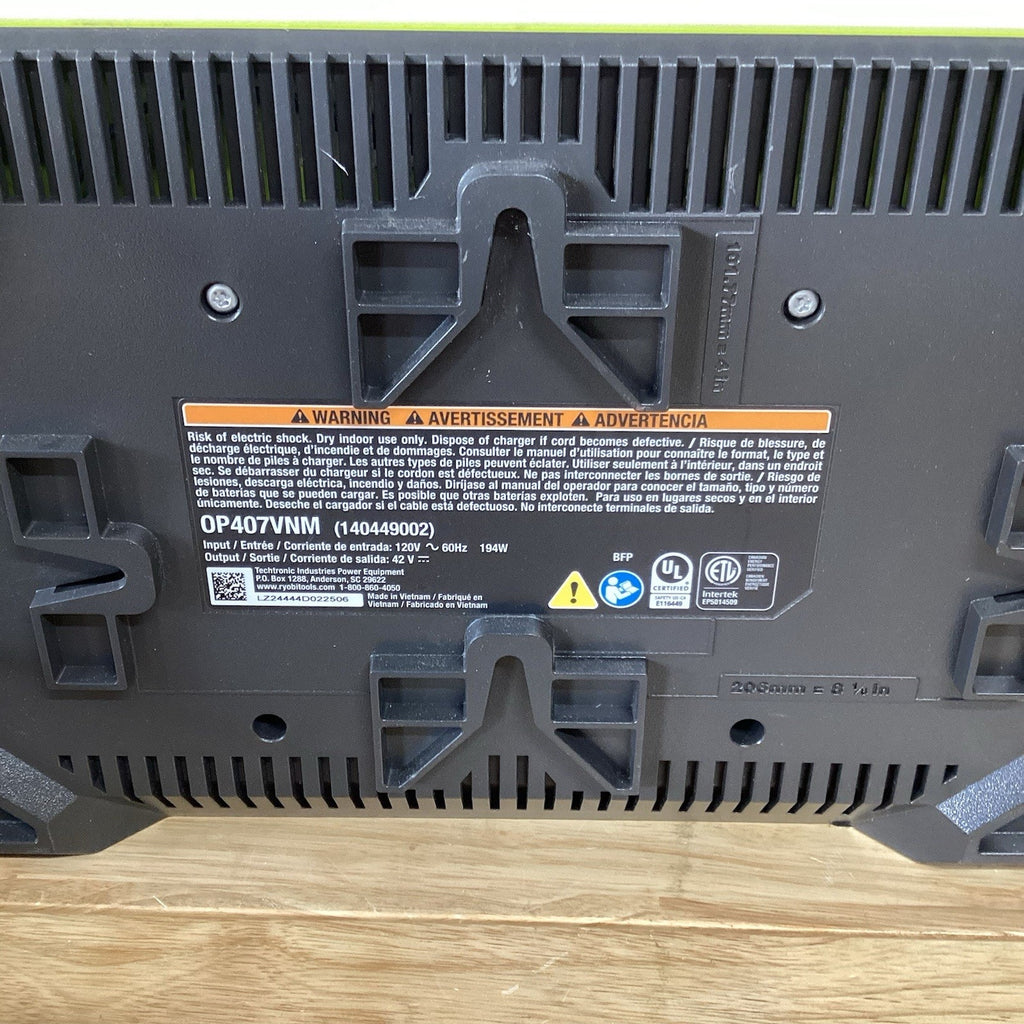 Ryobi OP407AVNM 40V Lithium-Ion 3-Port Charger