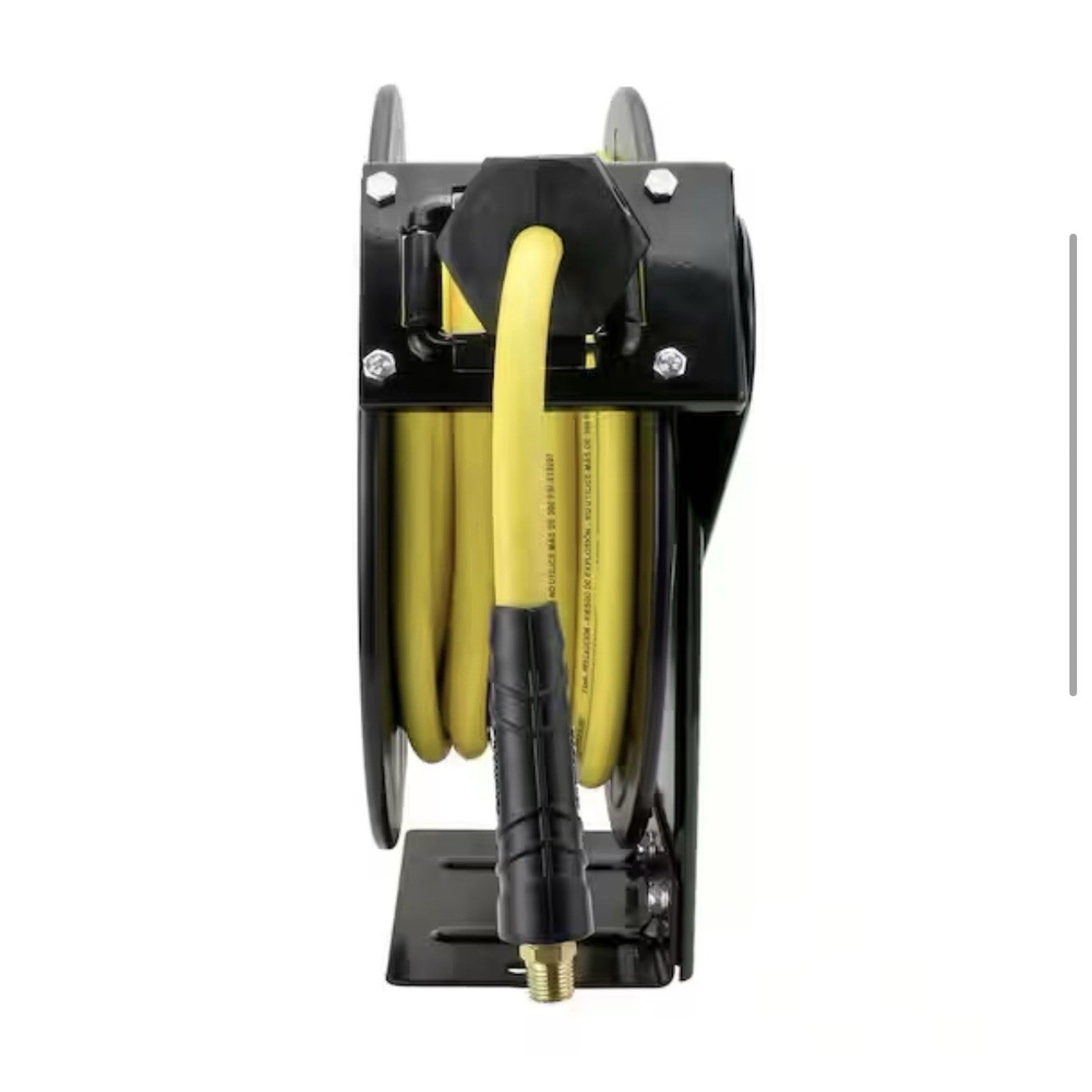 Husky 3/8 in. x 50 ft. Open Face Hybrid Hose Reel with Hose