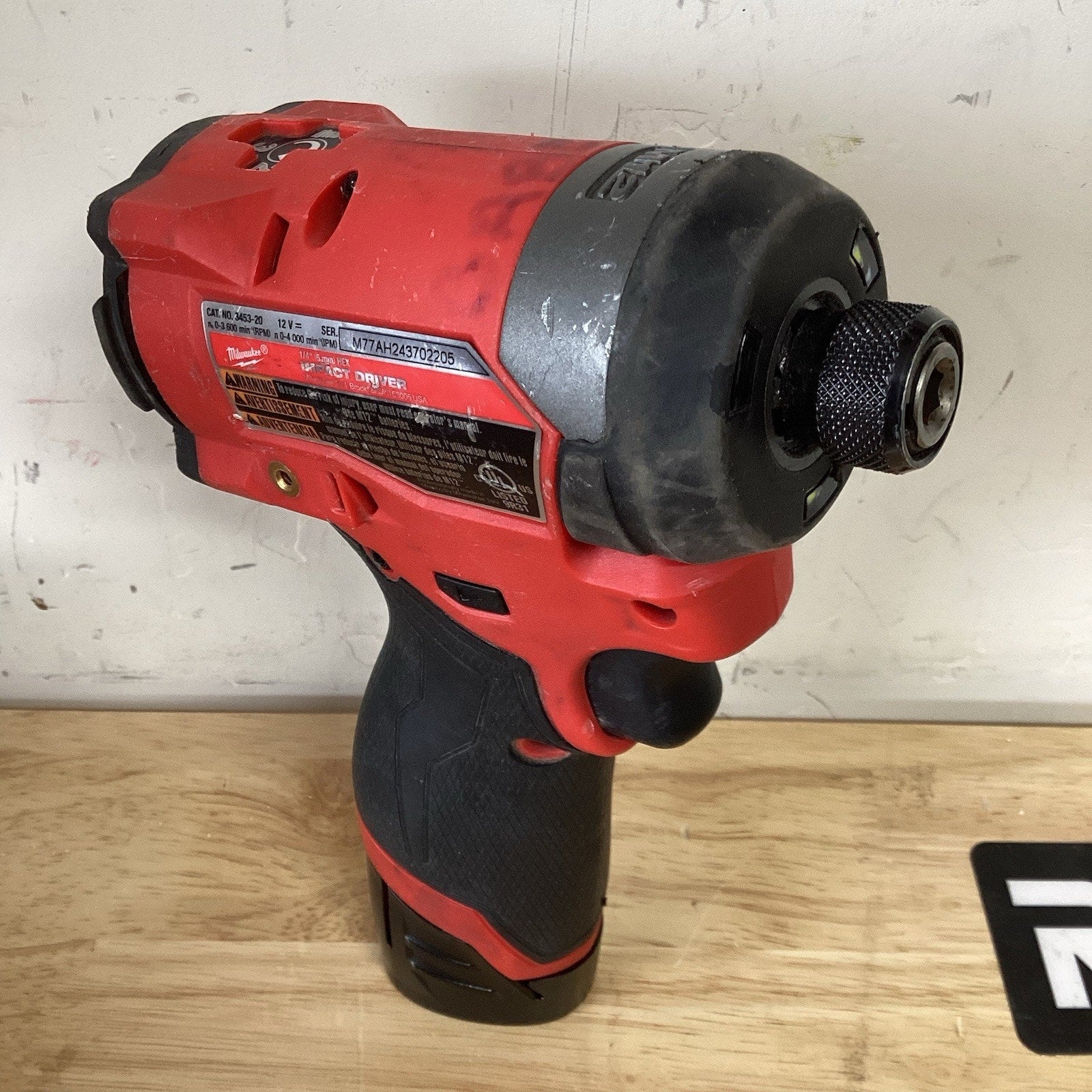 Milwaukee 3453-20 1/4" Hex Impact Driver With 2.0 Battery