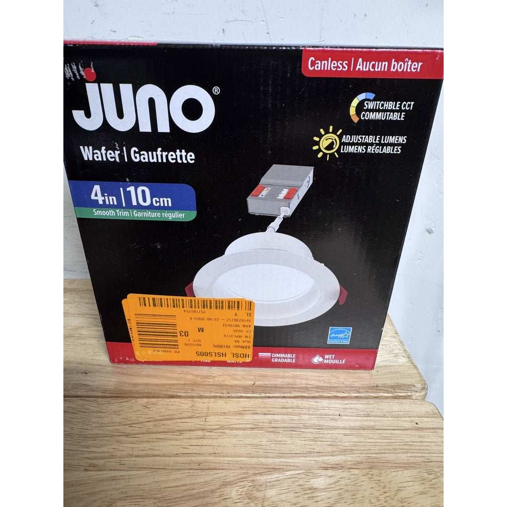 Juno Contractor Select WF4 LED Wafer Downlight Adjustable Lumen CCT NEW