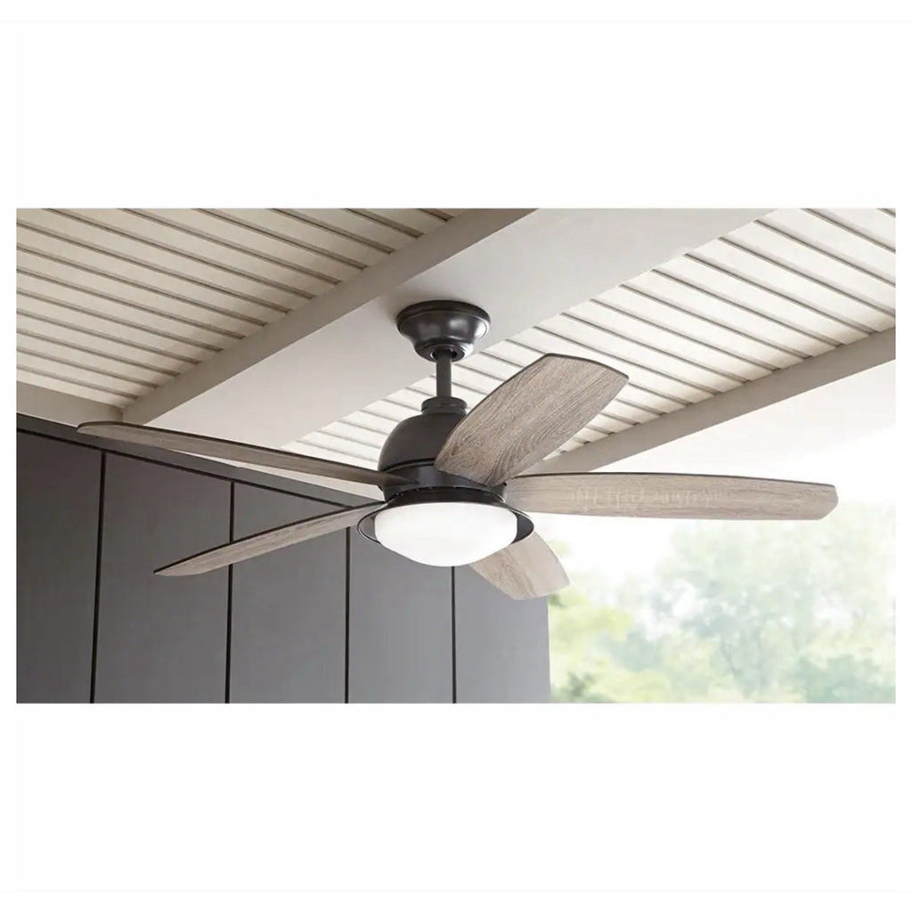 Home Decorators Collection Ackerly 52" LED Natural Iron Ceiling Fan (56014)