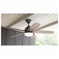 Home Decorators Collection Ackerly 52" LED Natural Iron Ceiling Fan (56014)