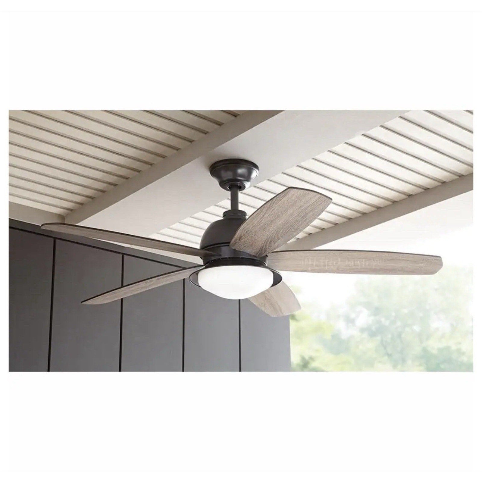 Home Decorators Collection Ackerly 52" LED Natural Iron Ceiling Fan (56014)