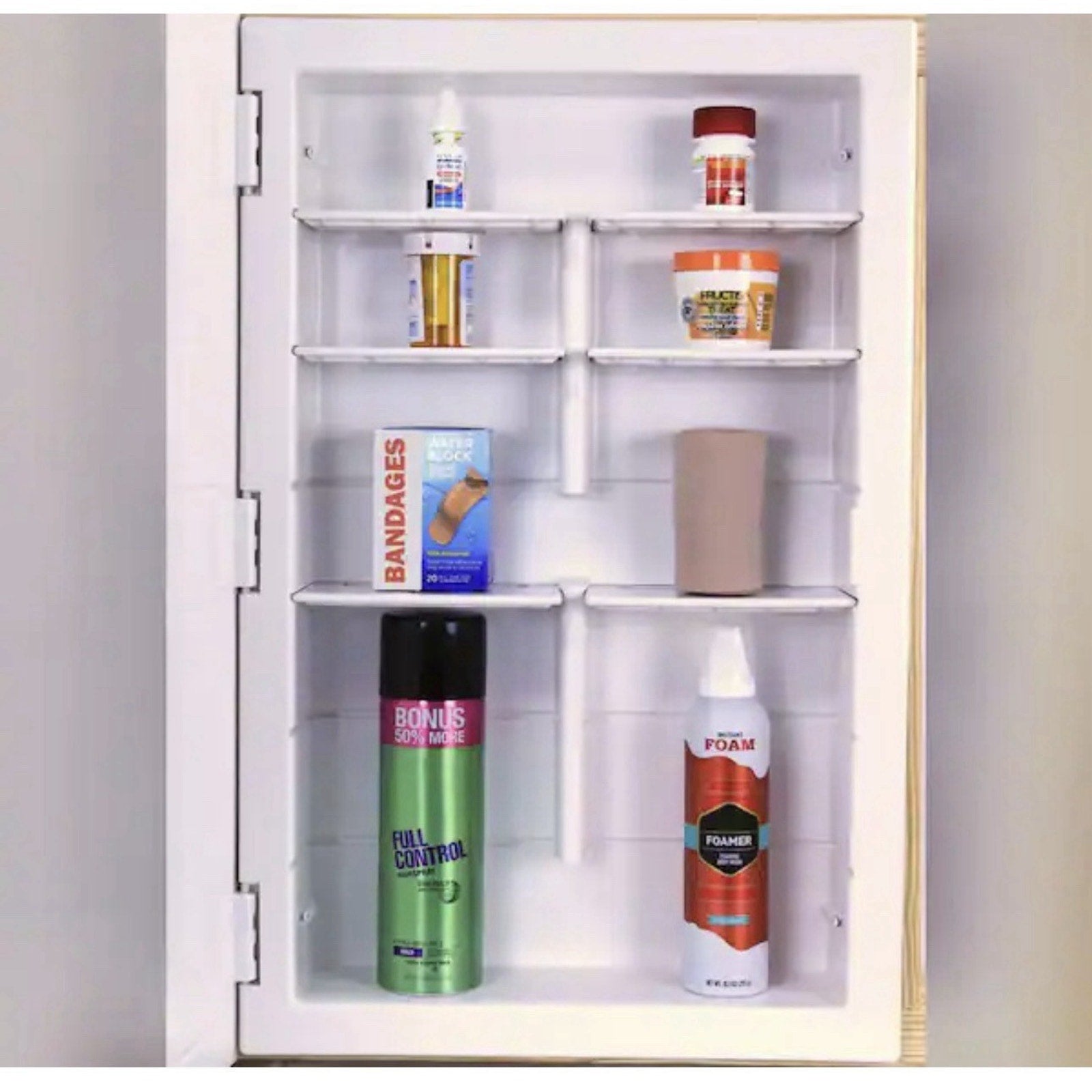 ZACA SPACECAB Vega 16.5" x 26.5" x 3-1/2" Frameless Recessed Medicine Cabinet