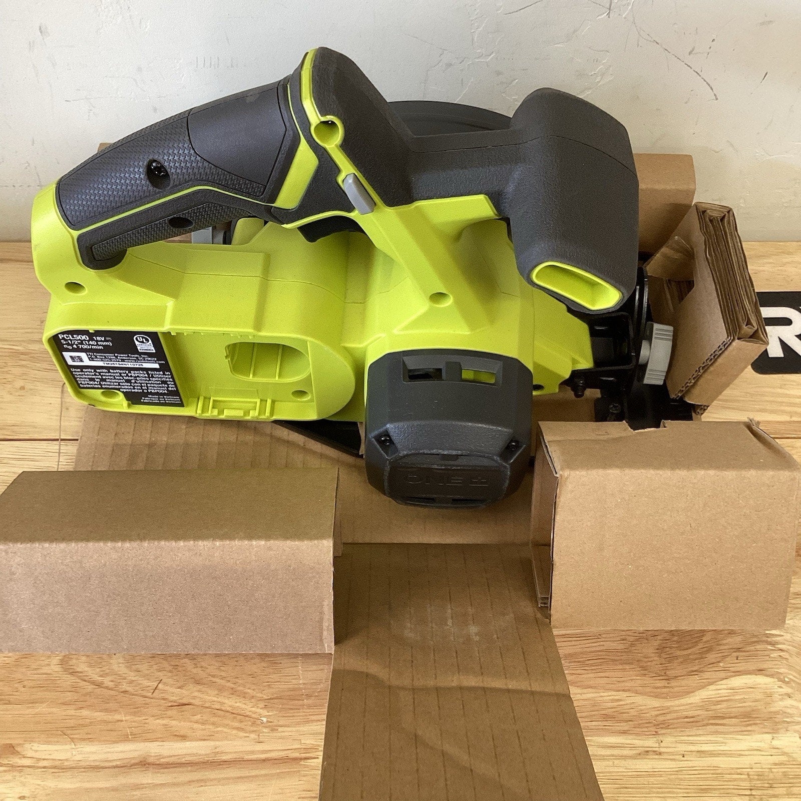 NEW OB Ryobi PCL500B ONE+ 18VCircular Saw (Tool & Blade Only)