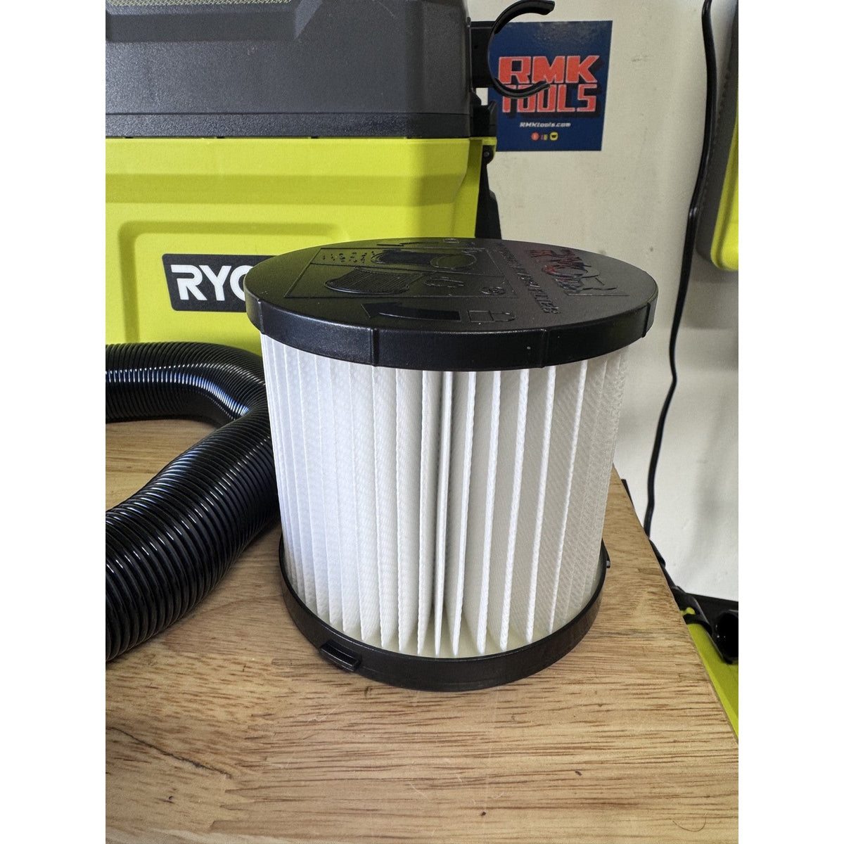 Ryobi PCL733B 18V ONE+ 1 Gallon Wet/Dry Vacuum Tool Only Hose Filter Box