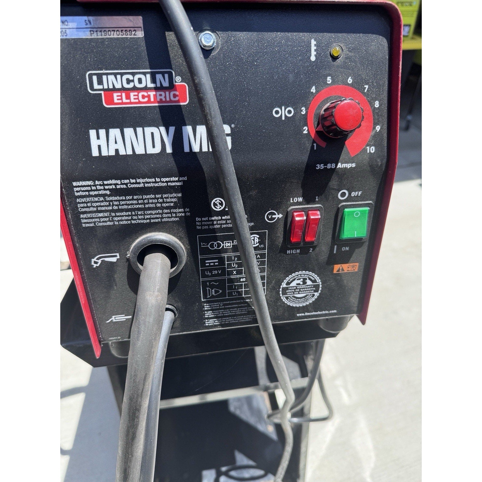 Lincoln Electric Handy 88A 115V MIG Welder