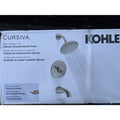 KOHLER Cursiva Bath Shower Set Vibrant Brushed Nickel Rite-Temp - New