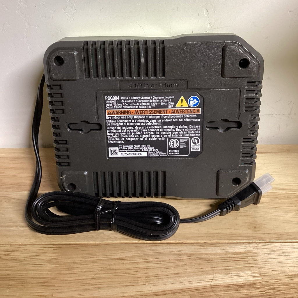 Ryobi One+ 18V Fast Charger Genuine OEM Model PCG004
