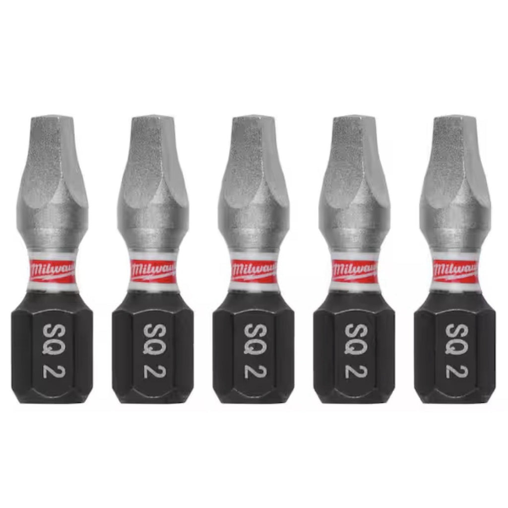 Milwaukee Tool 48-32-4605 Shockwave Impact Square Recess No. 2 Insert Bits