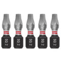 Milwaukee Tool 48-32-4605 Shockwave Impact Square Recess No. 2 Insert Bits