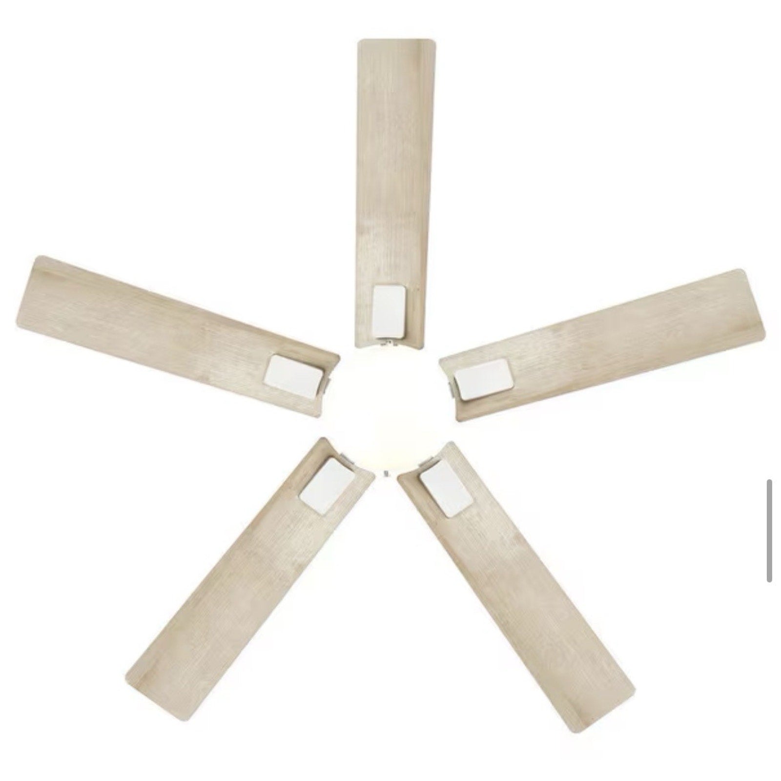 Hampton Bay 52 in Corwin Indoor/Outdoor Matte White LED Ceiling Fan w/ Light Kit