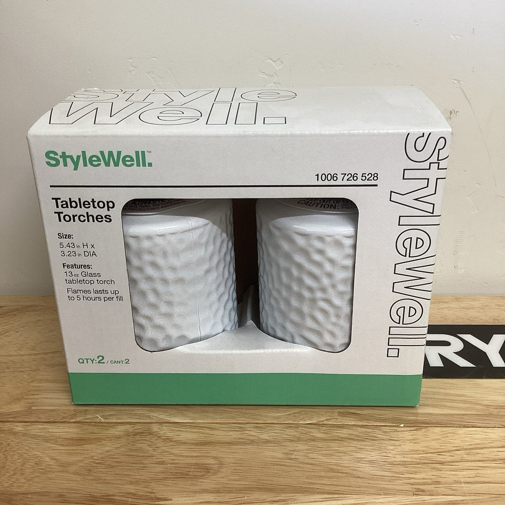 StyleWell. Tabletop Torches 13oz Glass 2 Qty